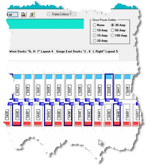 Outlets On Dock Graphic Screen